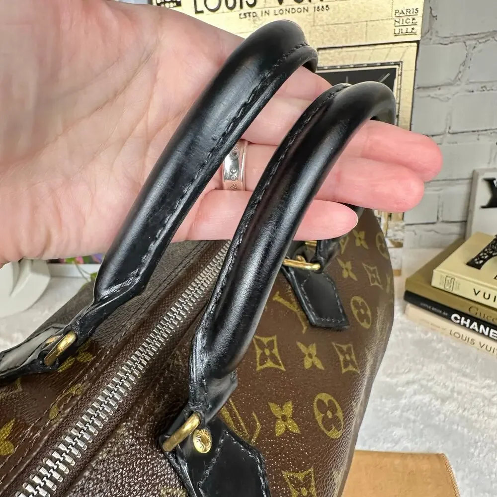 Louis Vuitton Speedy 35 Vintage Custom dyed leather CUTE - Picture 9 of 16